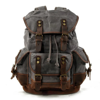 Everest Waxed Canvas Backpack