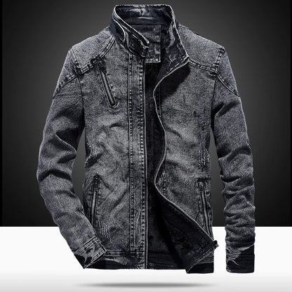 Ryder Denim Bomber Jacket