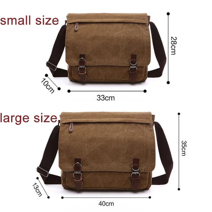 Marco Vintage Canvas Messenger Bag