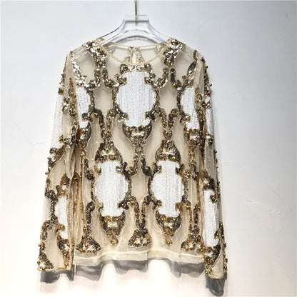 Luxury Sequined Top