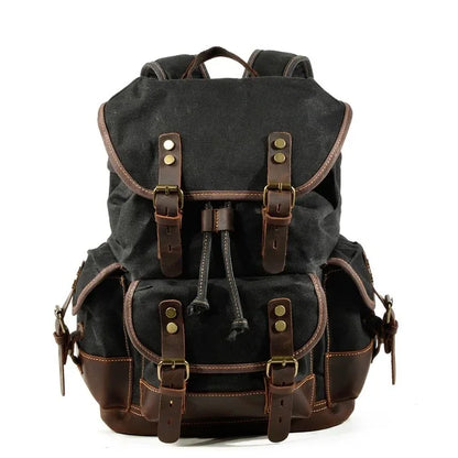 Everest Waxed Canvas Backpack