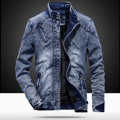 Ryder Denim Bomber Jacket