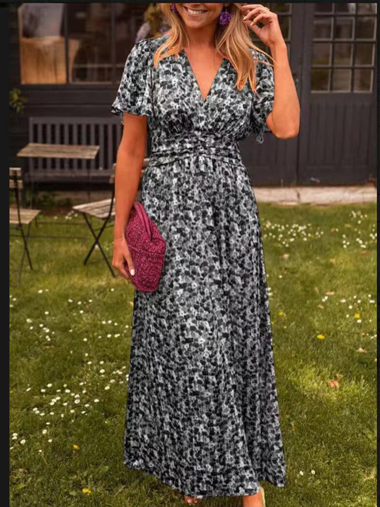 Elis – Long y flowy Vestido con Floral print