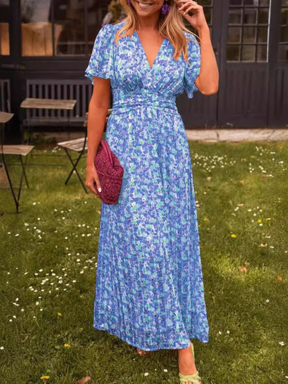 Elis – Long y flowy Vestido con Floral print