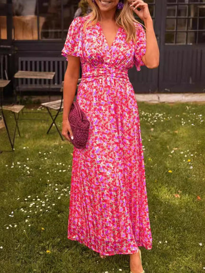 Elis – Long y flowy Vestido con Floral print