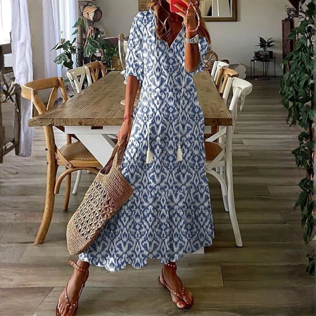 Luna | Relaxed boho style Vestido Midi