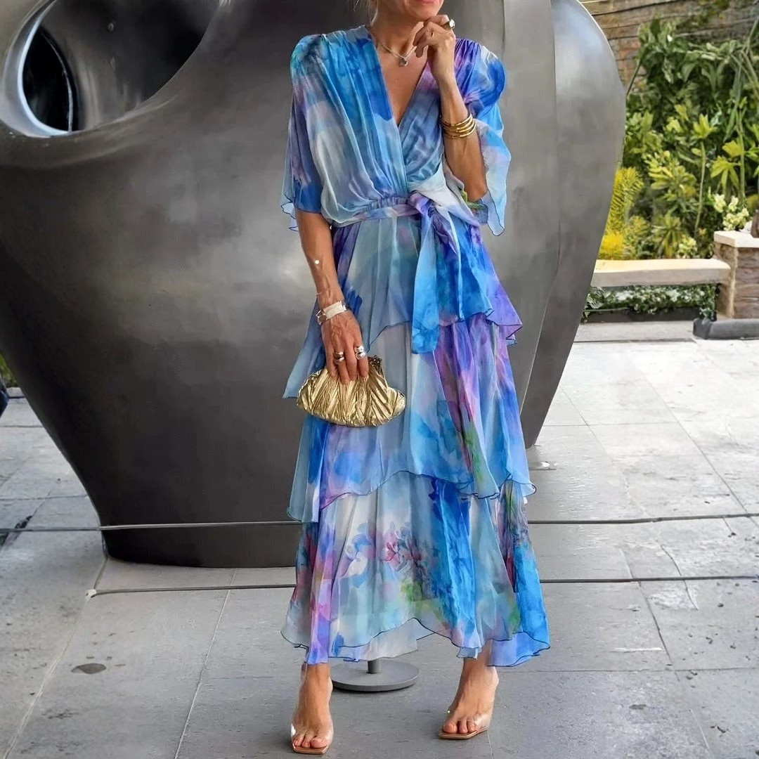 Casar – Elegant chiffon Vestido
