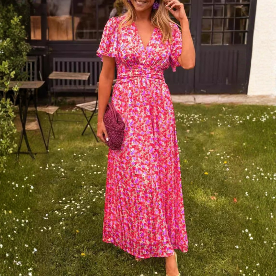 Elis – Long y flowy Vestido con Floral print