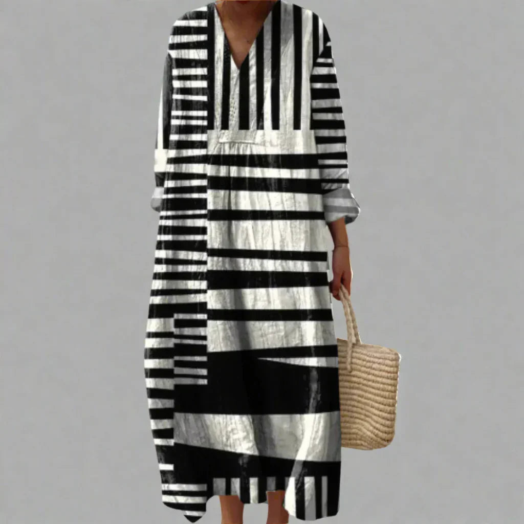 LEAH LINEWORK Vestido