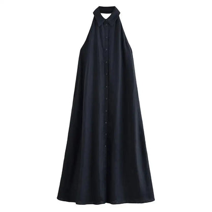 Isla Neck-Halter Maxi Dress