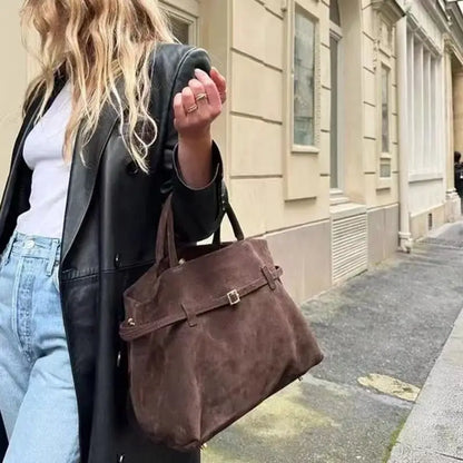 Women’s Vintage Brown Tote Bag