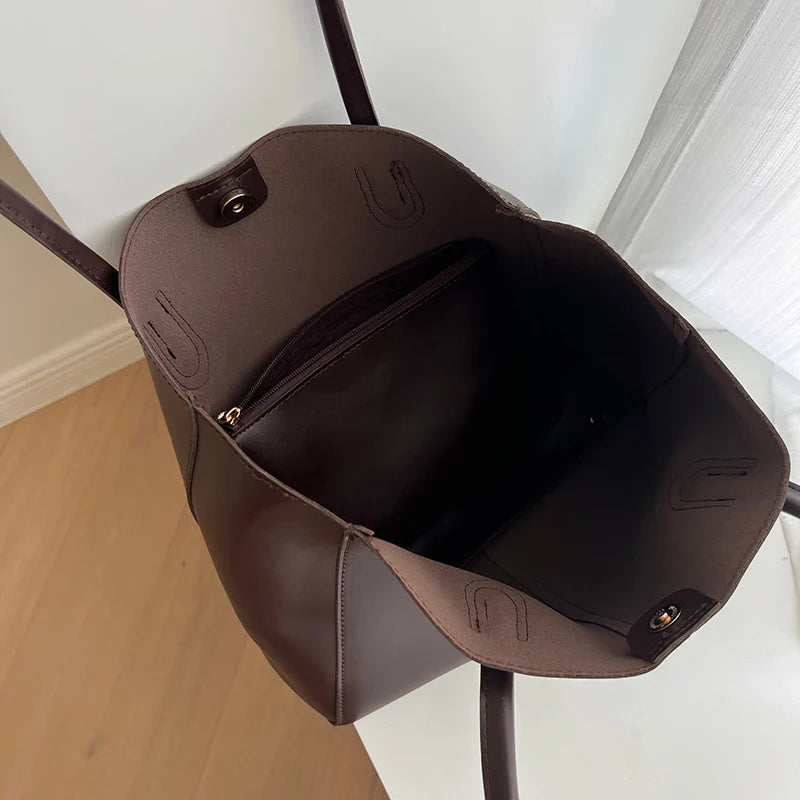 Vintage Large Capacity Tote Bag