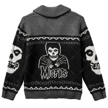 Portrait Print Sweater