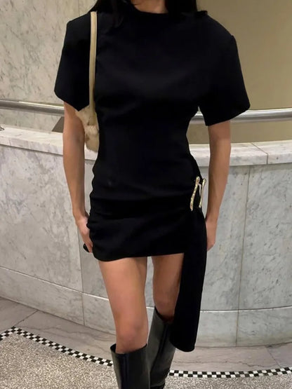 Short Sleeve Mini Dress