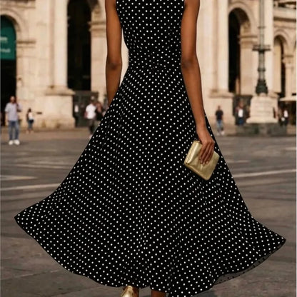 Isla Polka Dot Maxi Dress