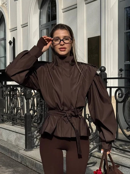 Women’s Cropped Trench Jacket
