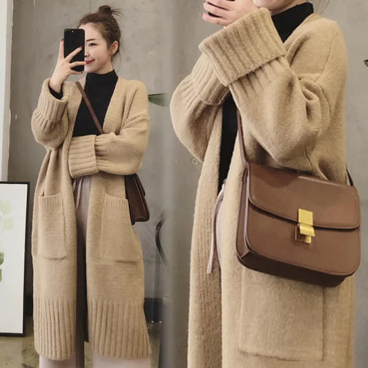 Women’s Long Knit Cardigan