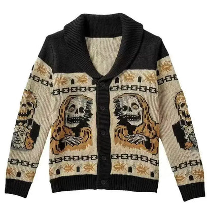 Portrait Print Sweater