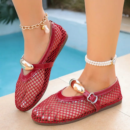 Luna Mesh Ballet Flats