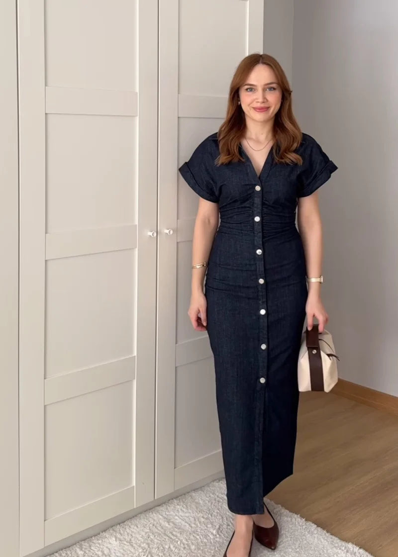 Aurora Denim Dress