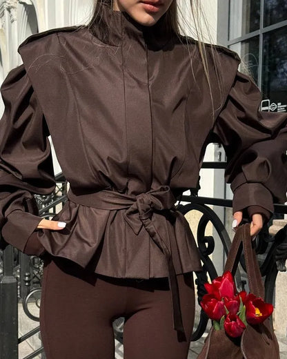 Women’s Cropped Trench Jacket
