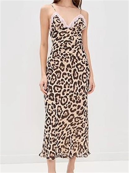 Women’s Lace V-Neck Maxi Dress