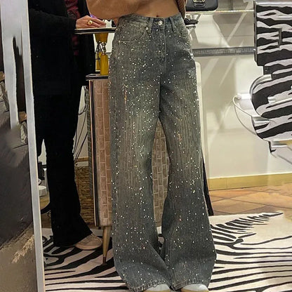 Women’s Star Patchwork Denim Pants