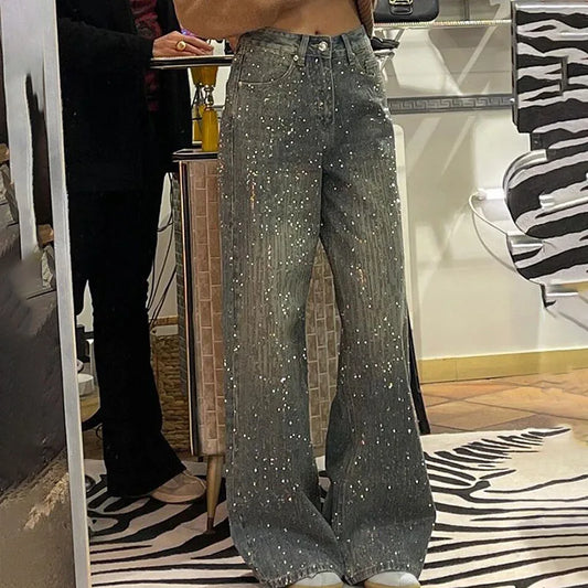 Women’s Star Patchwork Denim Pants