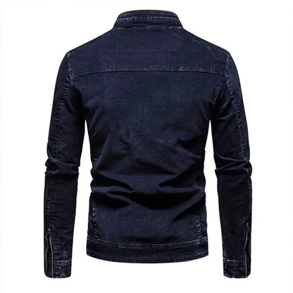 Kairo Denim Moto Jacket