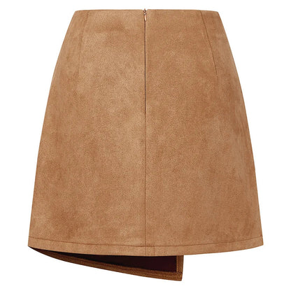 Women’s Faux Suede Mini Skirt