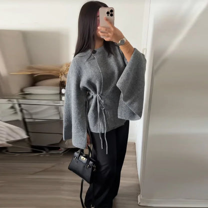 Casual Solid Women's Cardigan