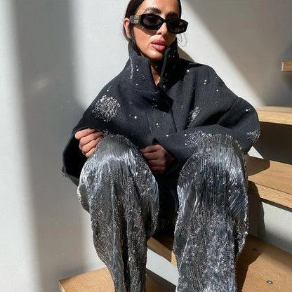 Embroidery Loose Coat