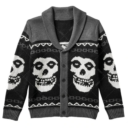 Portrait Print Sweater