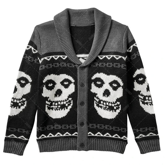 Portrait Print Sweater
