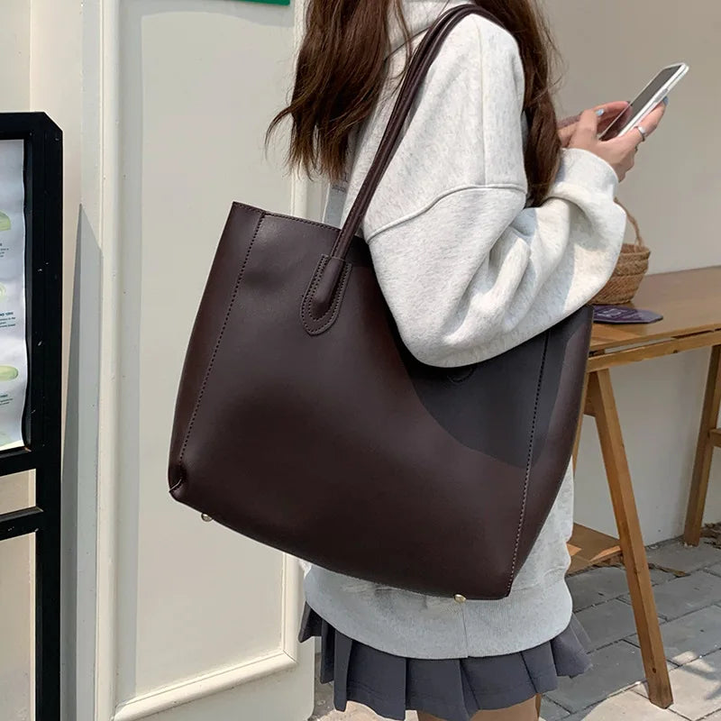 Vintage Large Capacity Tote Bag