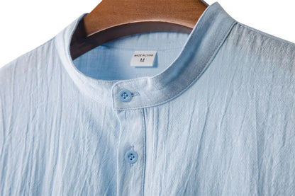 Kai Linen Henley T-Shirt