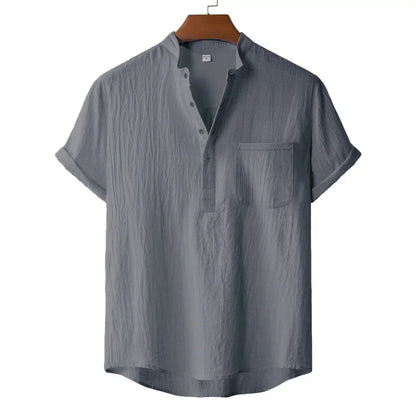 Kai Linen Henley T-Shirt