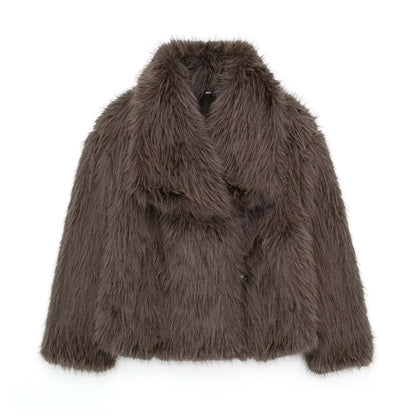 Women’s Luxury Faux Fur Coat