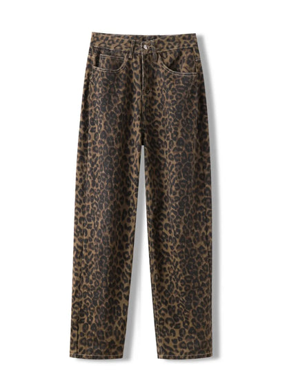 Leopard Print Jeans
