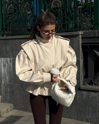 Women’s Cropped Trench Jacket