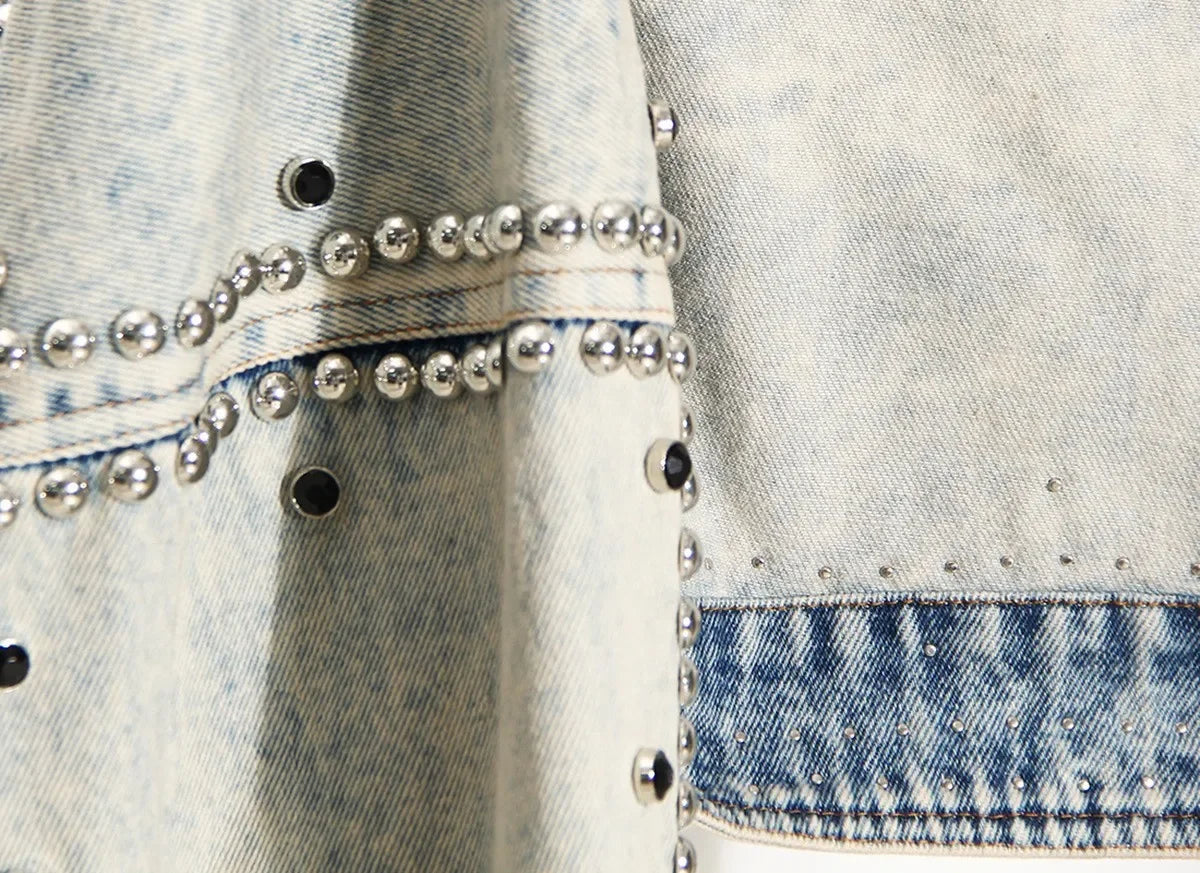Korean Style Cropped Denim Jacket