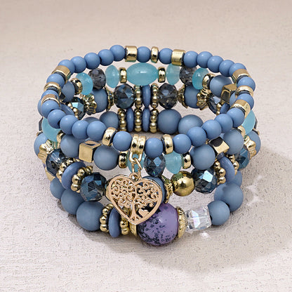 Boho-Chic Brazalete de Perlas Orgánicas