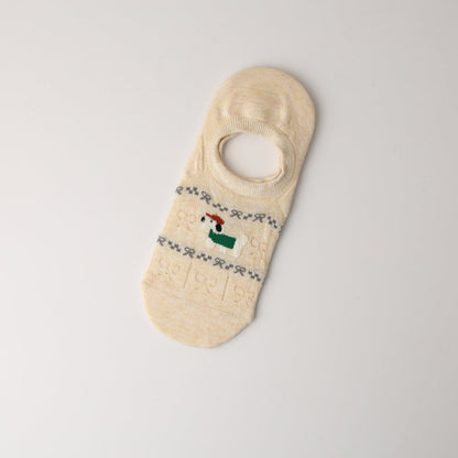 Calcetines de Hilo con Cartoon-Tiermotiven