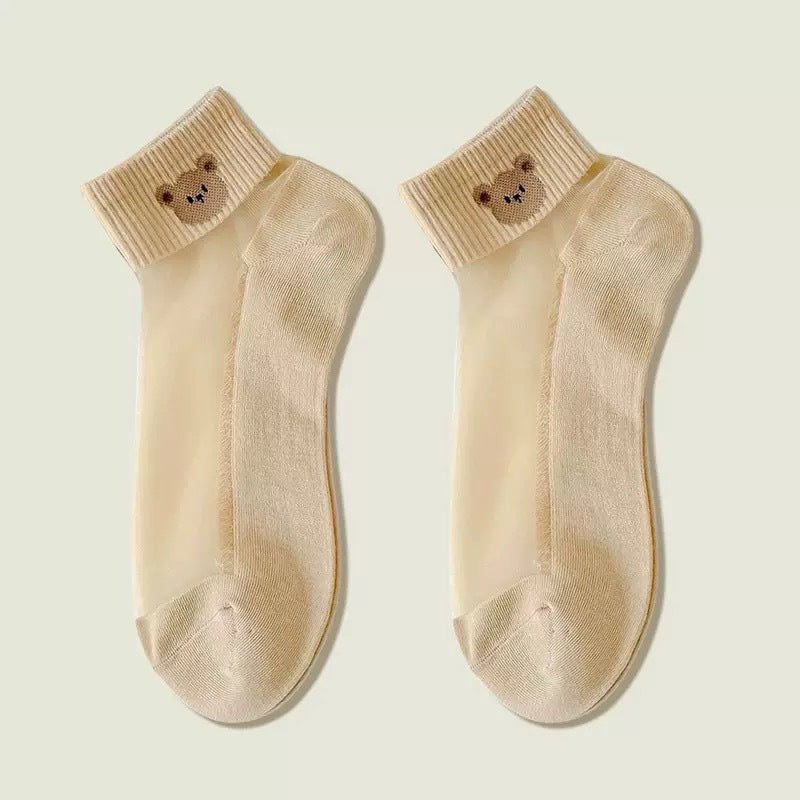 Inspiración Vintage Atmungsaktive Calcetines de Hilo
