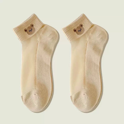 Inspiración Vintage Atmungsaktive Calcetines de Hilo