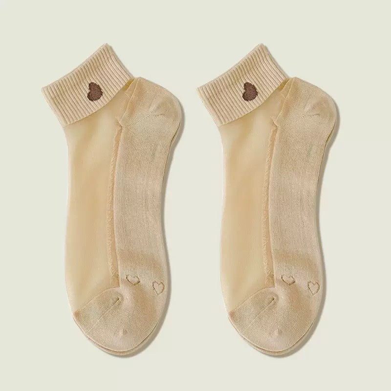 Inspiración Vintage Atmungsaktive Calcetines de Hilo