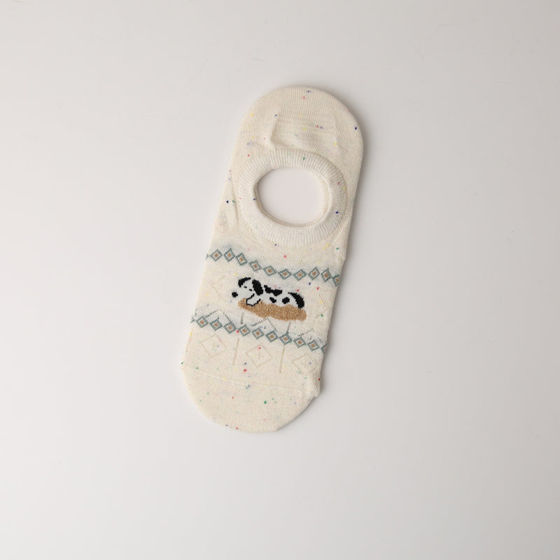 Calcetines de Hilo con Cartoon-Tiermotiven