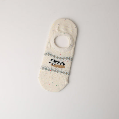 Calcetines de Hilo con Cartoon-Tiermotiven