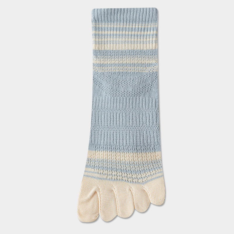 Gestreifte Und Bunte Fünf-Zehen-Calcetines de Hilo