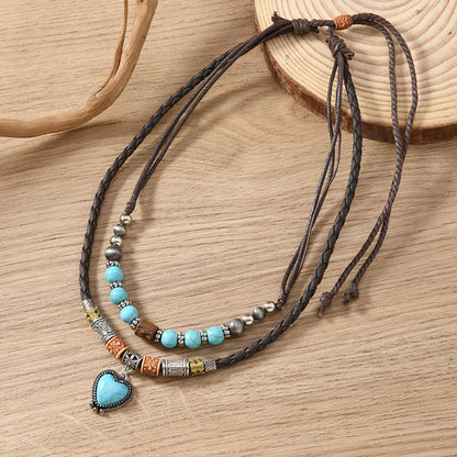 Inspiración Vintage-Collar de Alta Joyería con con Colgante Esculpido de Estilo Maison